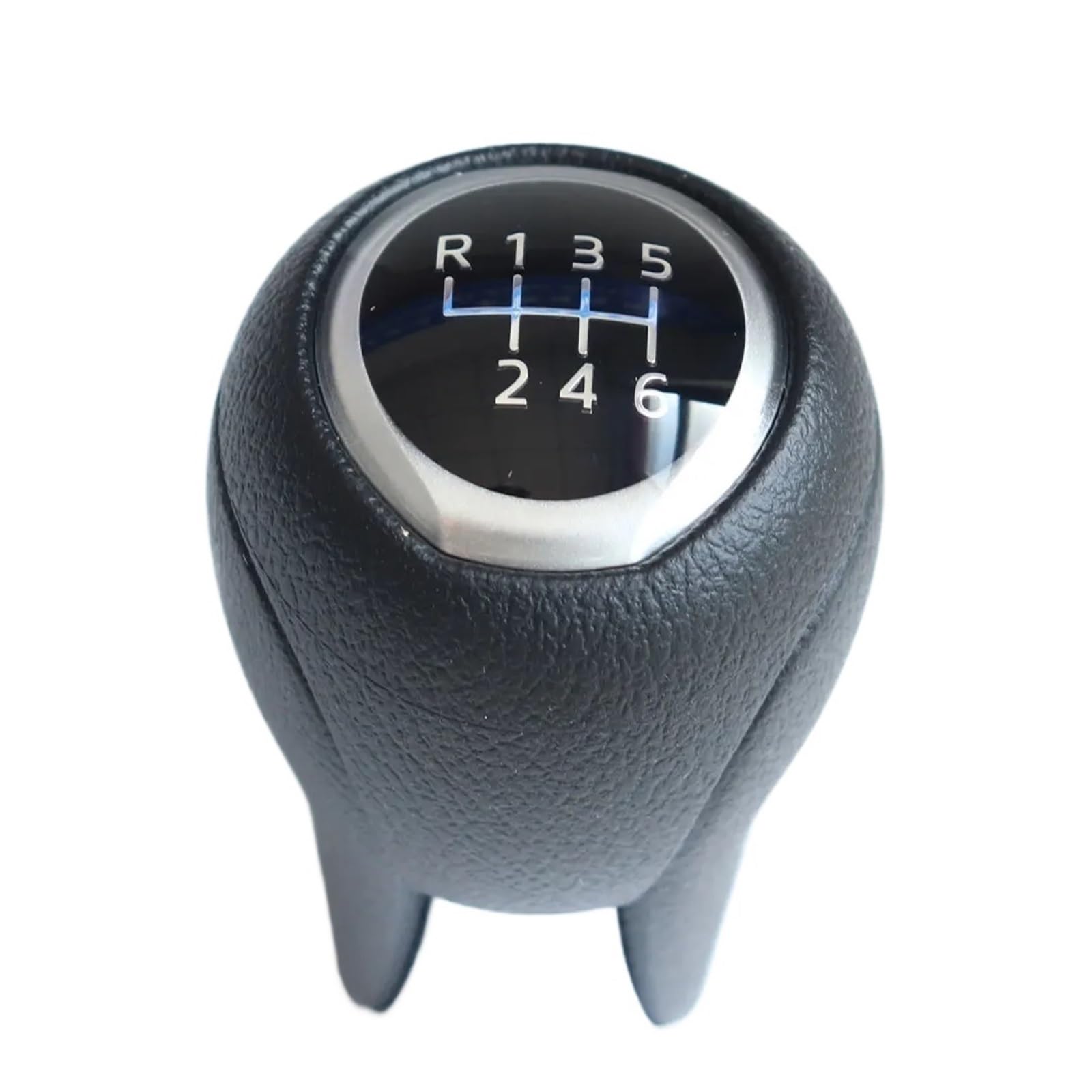 Bssyung One Color Car Gear Shift Knob 6Speed Car Manual Gear Shift Knob Shifter Lever Stick Black Leather For Mazda 3 6 Cx-5 2014-2017 Kd5346030a