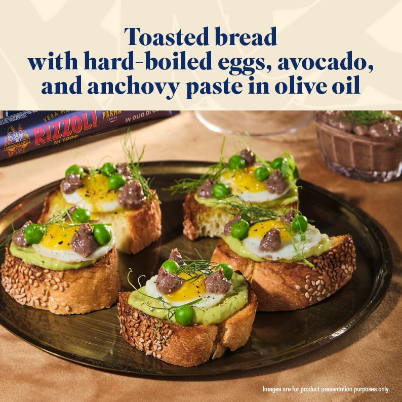 MANGIAR BENE RIZZOLI – Anchovies Paste in Olive Oil – 60 Gr. Tube (100% Italian)