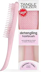 Tangle Teezer - Escova de cabelo desembaraçadora The Wet Detangler Millenial Pink para todos os tipos de cabelo, molhados. Cor: Rosa claro
