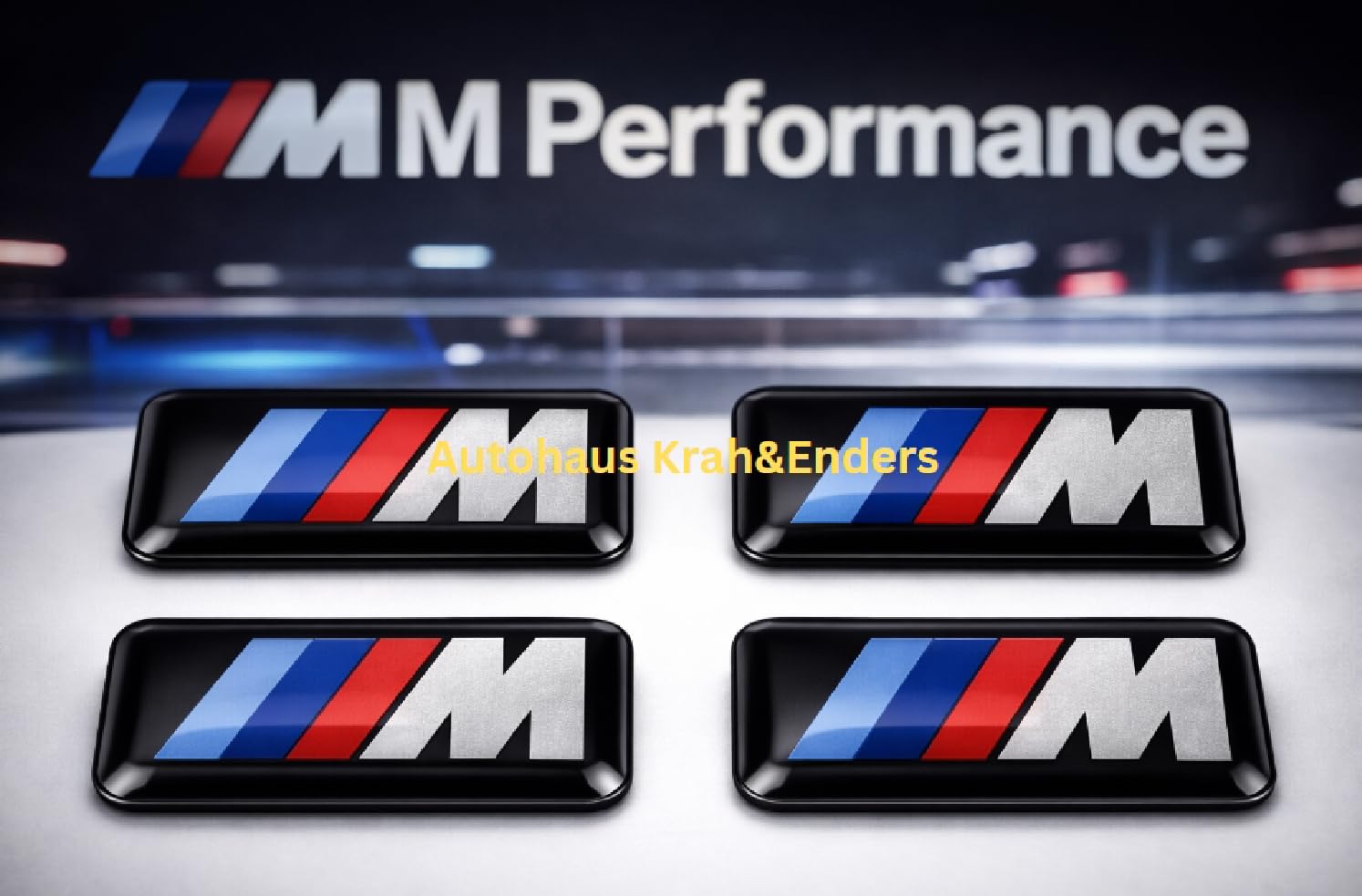 BMW 4X Emblem Plakette Aufkleber M-Zeichen Alufelgen Sticker Aufkleber M Perfomance