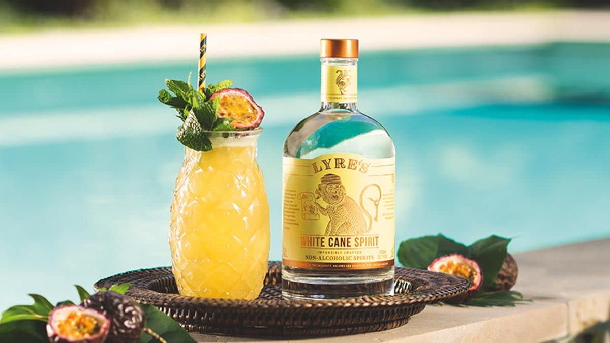 Lyre's White Cane - Non-Alcoholic Spirit, Case of 6, White Rum Style, Premium, 23.7 Fl Oz x 6