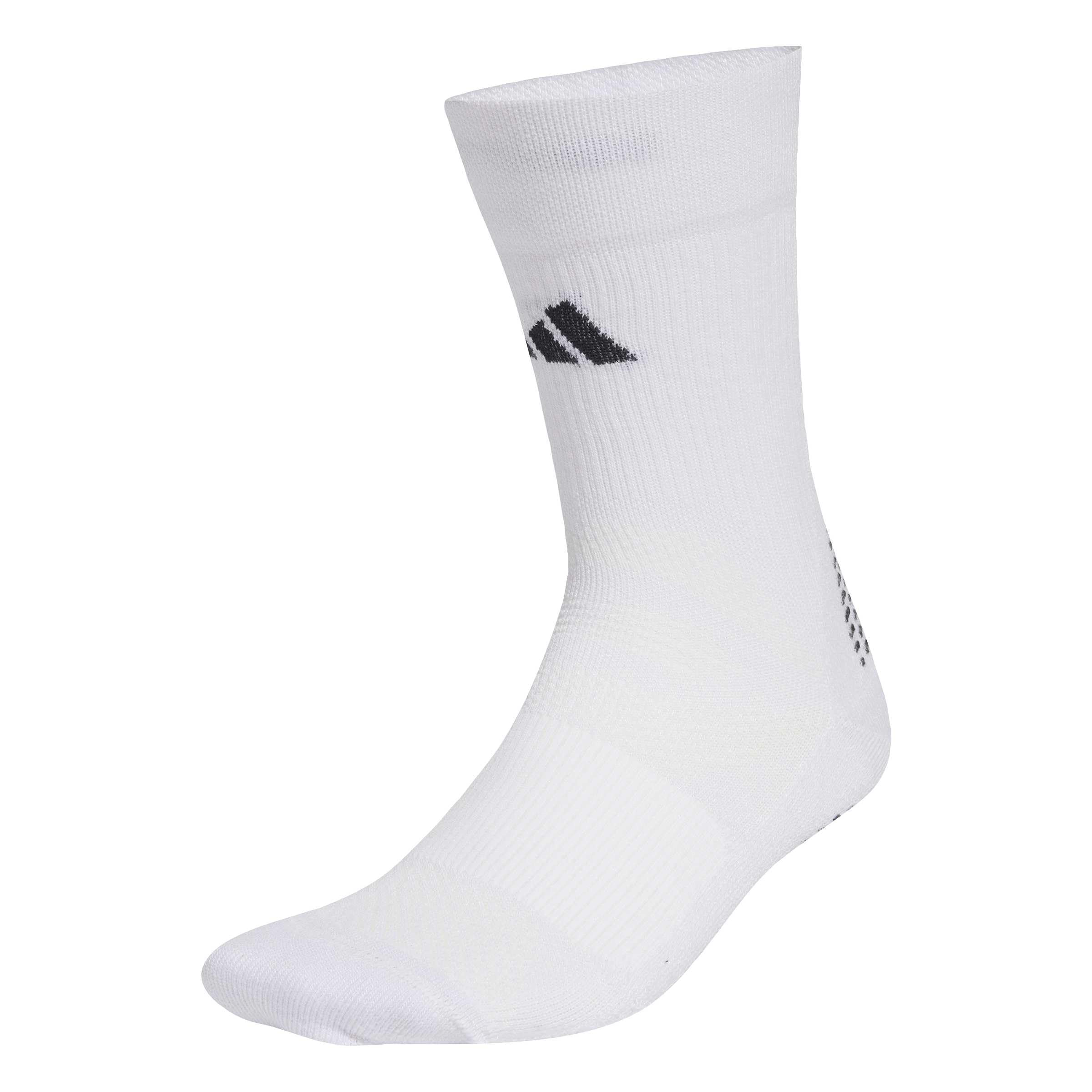 adidas Unisex - Adulto Football GRIP Printed Crew Performance Socks Cushioned, white/​white/​black, 37-​40