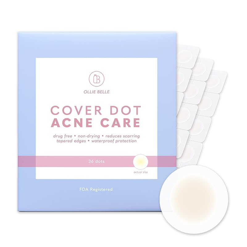Adesivos hidrocoloides transparentes SMARTMED Cover Dot Acne Care C36, 36 unidades