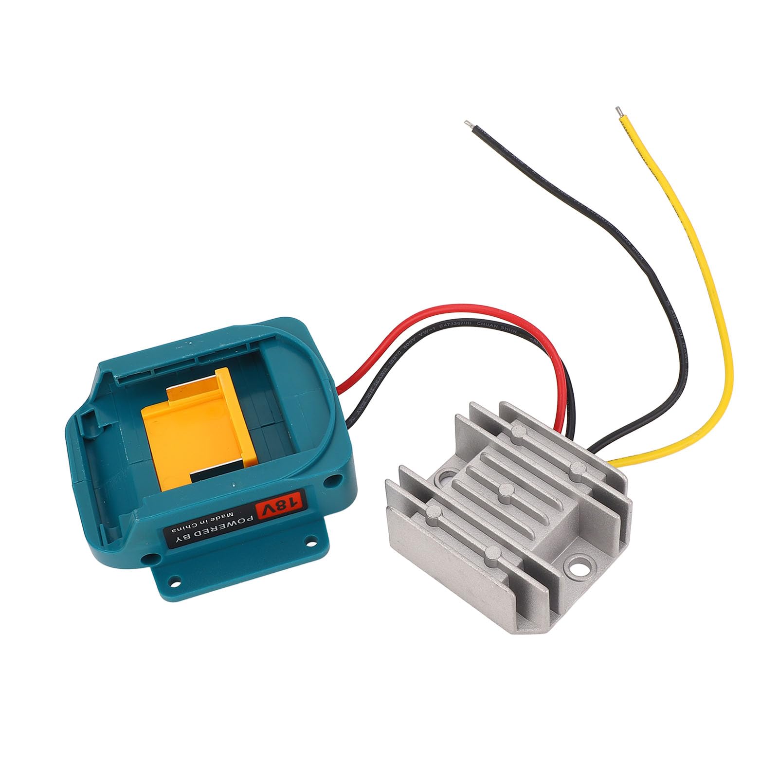 Adaptador de Batería de 18V a 12V, Convertidor de Reductores de Voltaje de 10a 120W para BL1850B BL1860B, Adecuado para Motores, Automóviles RC, Herramientas Eléctricas con