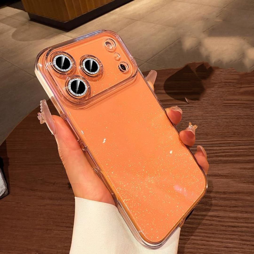 Coque paillettes transparentes iPhone 16 Pro anti-rayure objectif photo - 7