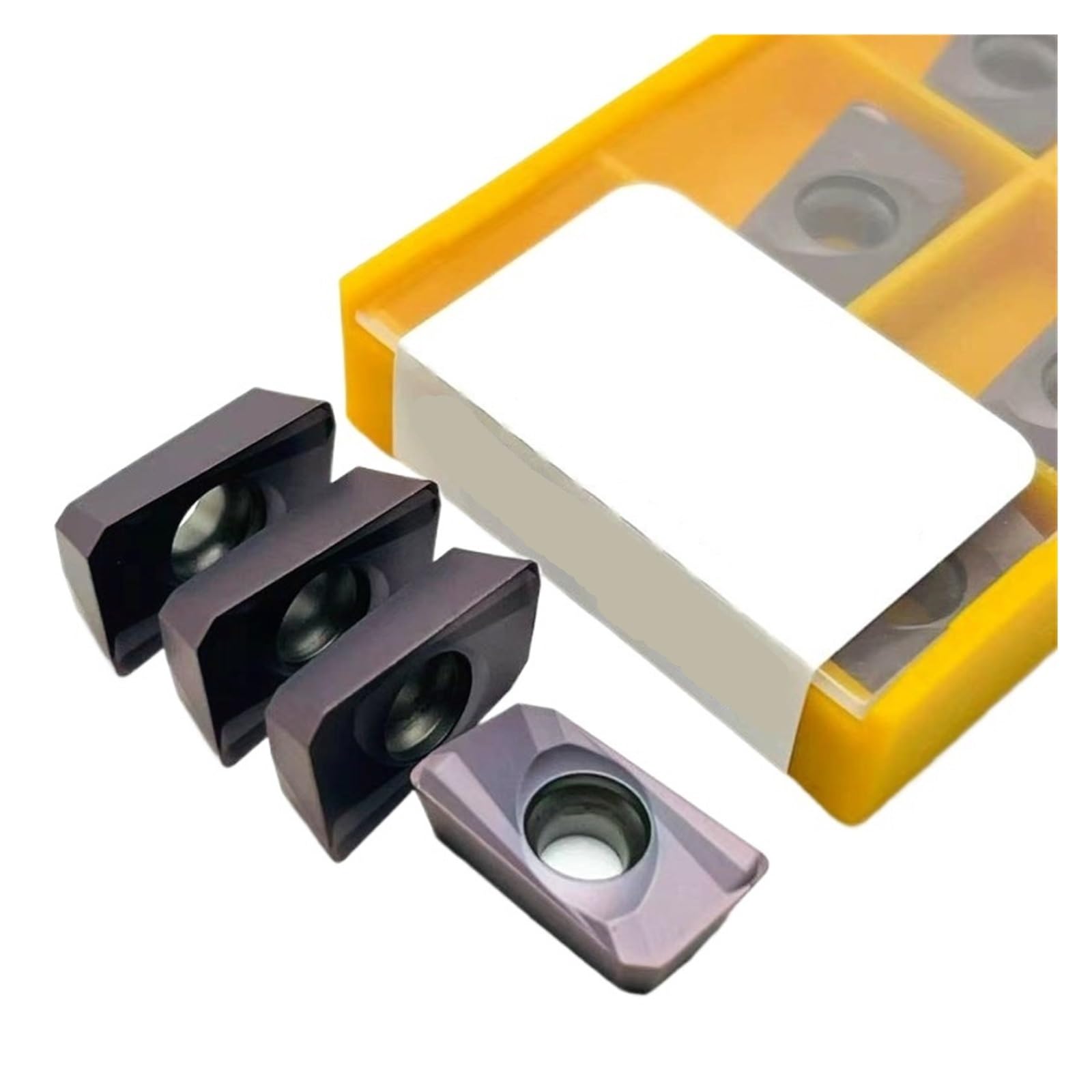 Fraisage sans bavure avec APMT1135 H2 VP15TF plaquettes carbure pour acier et inox x10