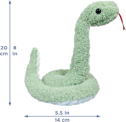 Miniatura 3 de serpiente verde de peluche, juguete de animal de peluche suave y acogedor, para niños y niñas, regalos para niños o novia, 17 pulgadas