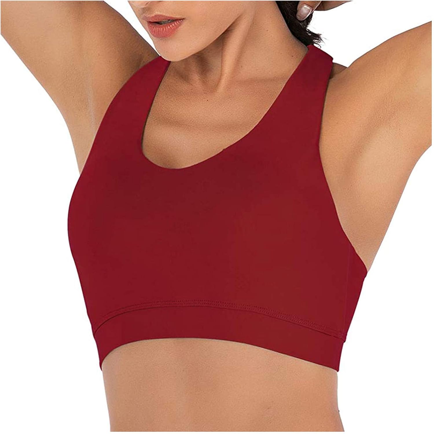 workout crop tops with built in bra