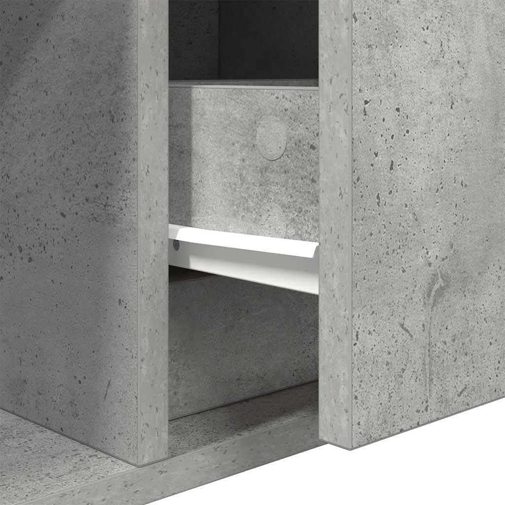 Armario para TV (2 unidades, 100 x 31 x 25,5 cm, material de madera con cajón y compartimento), montaje en pared, espacio de almacenamiento para salón, dormitorio, cine en casa, superficie
