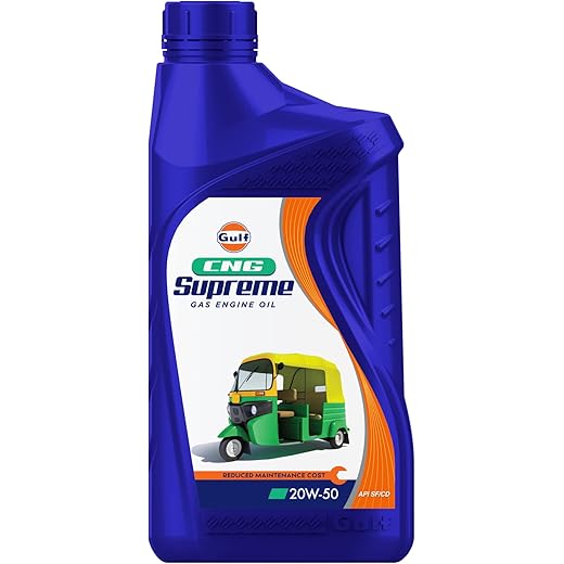 Gulf CNG Supreme Engine Oil 20W-50 1 L