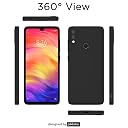 Pikkme Back Cover for Mi Redmi Note 7/Mi Redmi Note 7 Pro/Mi Redmi Note 7s | Slim Soft Matte Silicone Cover with Camera Protection & Shockproof Bumper Case (Black) gallery image