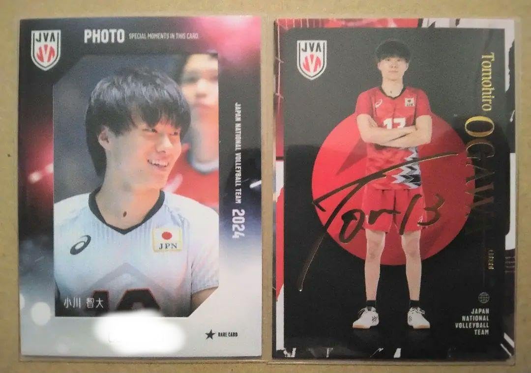 Amazon.co.jp: 男子バレー 小川智大選手 箔押しサインカード : おもちゃ