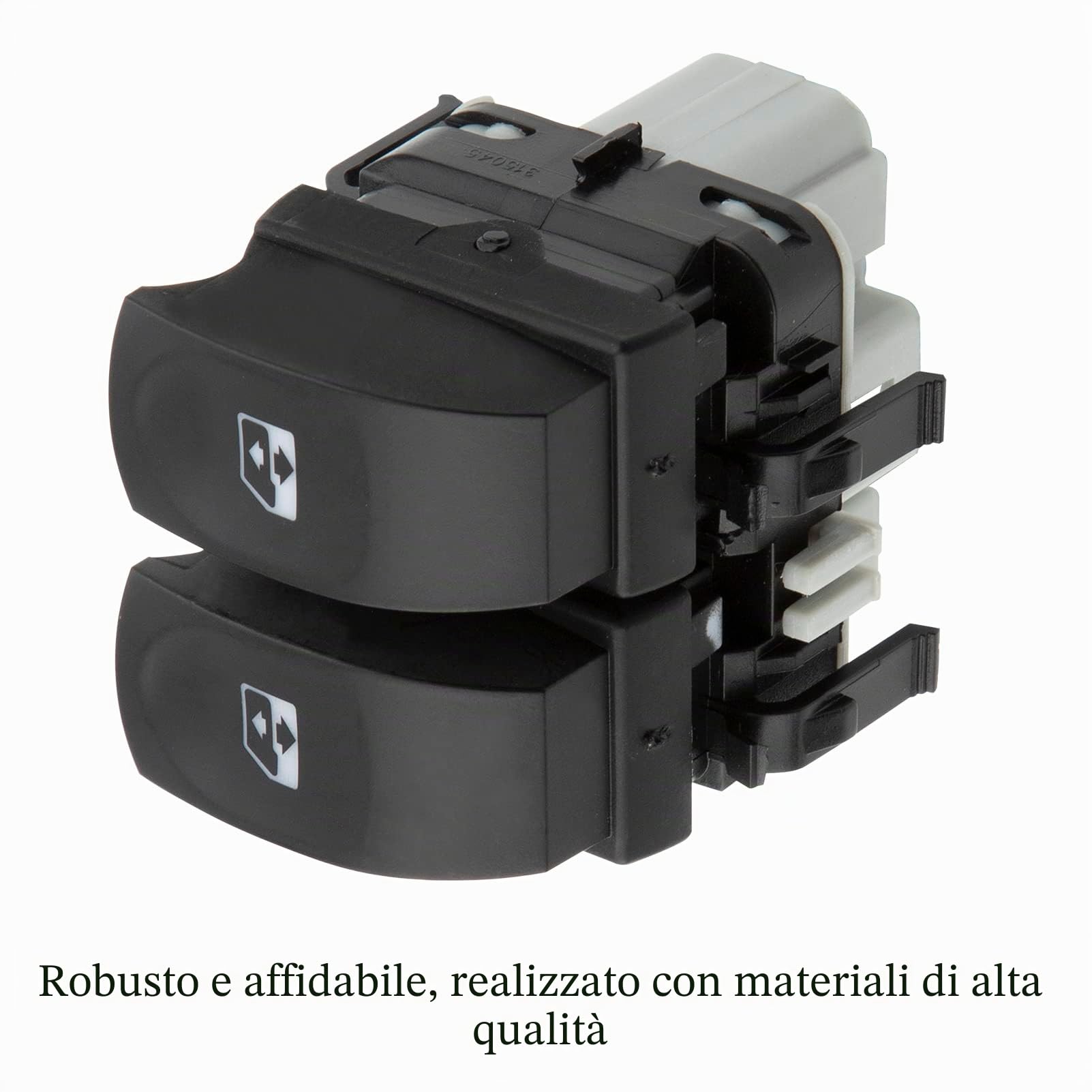 Alzacristallo elettrico Pulsante Interruttore 8200214939 Anteriore Sx Lato Driver per Clio 3 Symbol Modus Twingo 214939