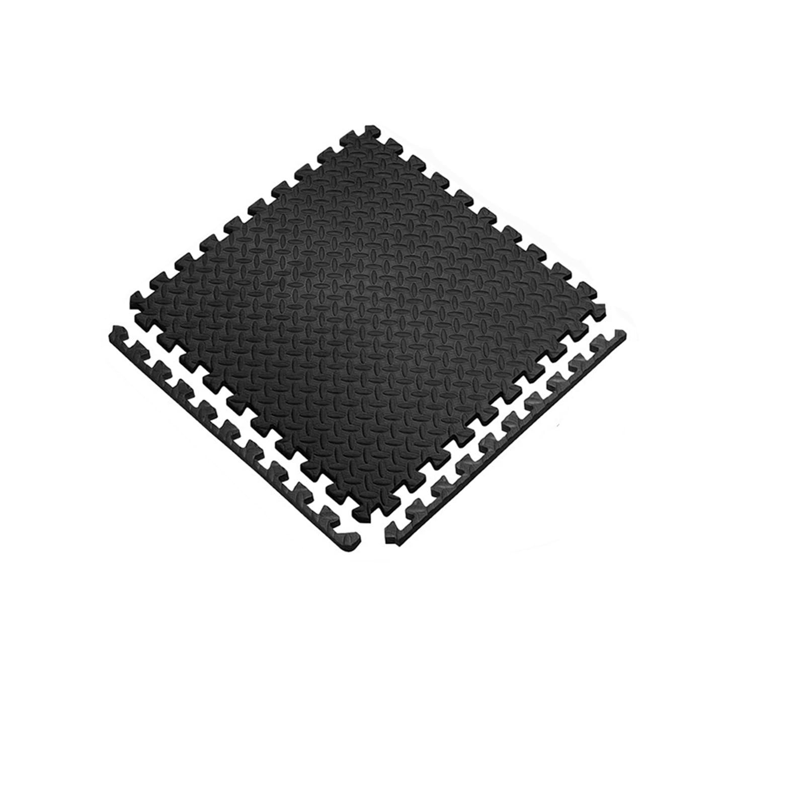 Tappeto Da Fitness A Puzzle Tappetini EVA grigio nero da 20/40 pezzi Piastrelle for pavimenti confortevoli antiscivolo ad incastro