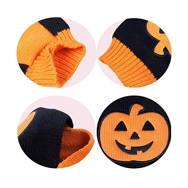 Bobibi pet clothes the halloween pumpkin cat dog sweater, dog knitwear, dog apparel, pet sweatshirt - image 6