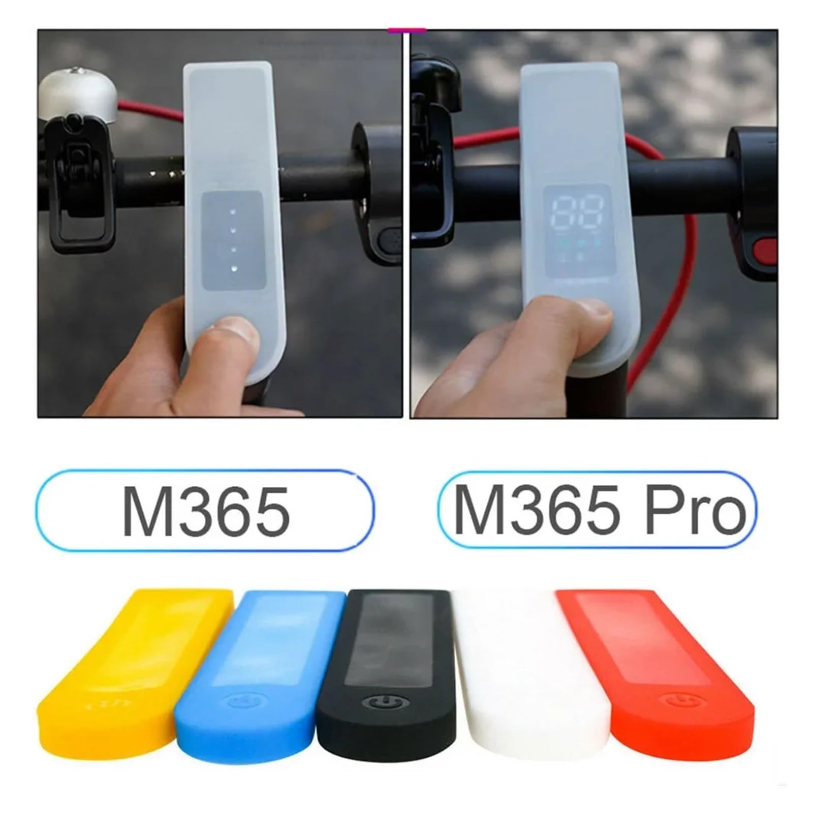 Roue skate,Cadre de Protection en Silicone pour XIAOMI M365-PRO ES1 ES2