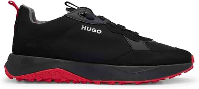 Hugo BossヒューゴボスKane Runner Sneakersスニーカー Amazon.com | Hugo Boss Kane Running Sneaker White EU 46 (US