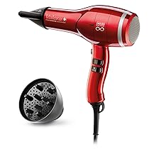 Valera – Swiss Air4ever eQ Asciugacapelli Professionale Ioni – Resistente, Potente, Motore Digitale, Sistema Sanify per Purificazione Aria, Ottimizzazione Intelligente Flusso, 2400 Watt, Rosso