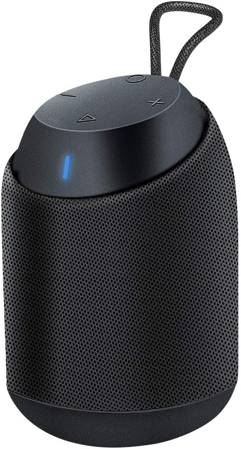 BUGANI Small Bluetooth Speakers Portable Wireless IPX7 Outdoor Waterproof Bluetooth Speakers- Lightweight Mini Diver Shower Speakers, Big Sound Brilliant Bass Shockproof, Ultra-Portable for Traveling