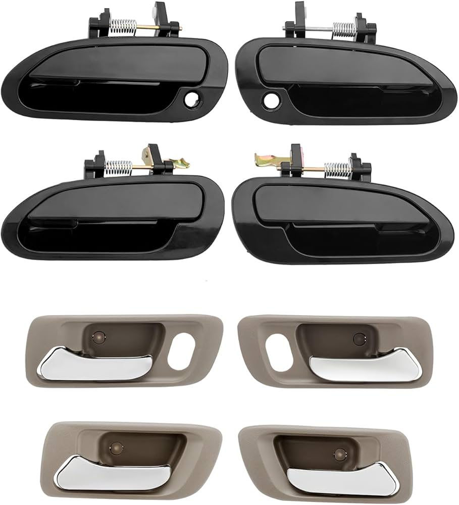 Amazon.com: Door Handle Set (8 PCS), Compatible with 1998-2002