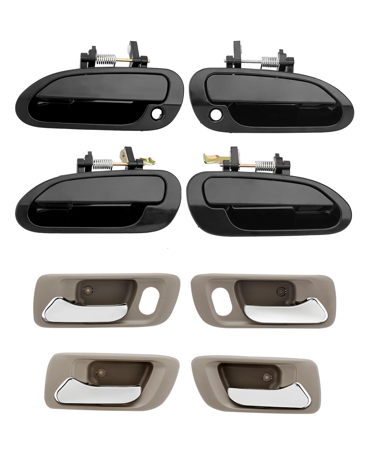 Amazon.com: Door Handle Set (8 PCS), Compatible with 1998-2002