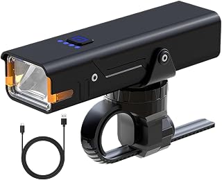Luz De La Bicicleta Delantera - Flechosa Delantera Recargable | Lámpara De Bicicleta Recargable | Luz De Niebla Brillante Súper Brillante para La Seguridad Asegurando La Visibilidad De Los Via