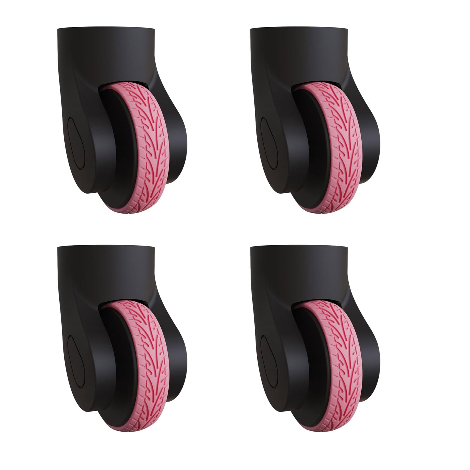 Luofeng Pink Wheel Covers,4Pcs Luggage Wheel Cover Silicone Cover Suitcase Wheel Cover Reduce Noise Luggage Spinner Wheel Cover For Most Caster