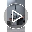 Image of Prime Pick Twin Spin Mop with Pedal Triangle Stainless Steel Wringer Puller Handle Microfiber Dry Wet Mop Floor Wall Cleaning with Extra Microfiber Cloth