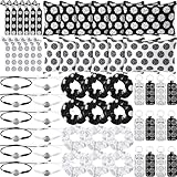 Nuogo 60 Pcs Volleyball Party Favors Gifts for Team Include 12 Volleyball Cosmetic Bag 12 Volleyball Keychains 12 Volleyball Hair Scrunchies 12 Volleyball Hair Ties 12 Volleyball Bracelets for Girls