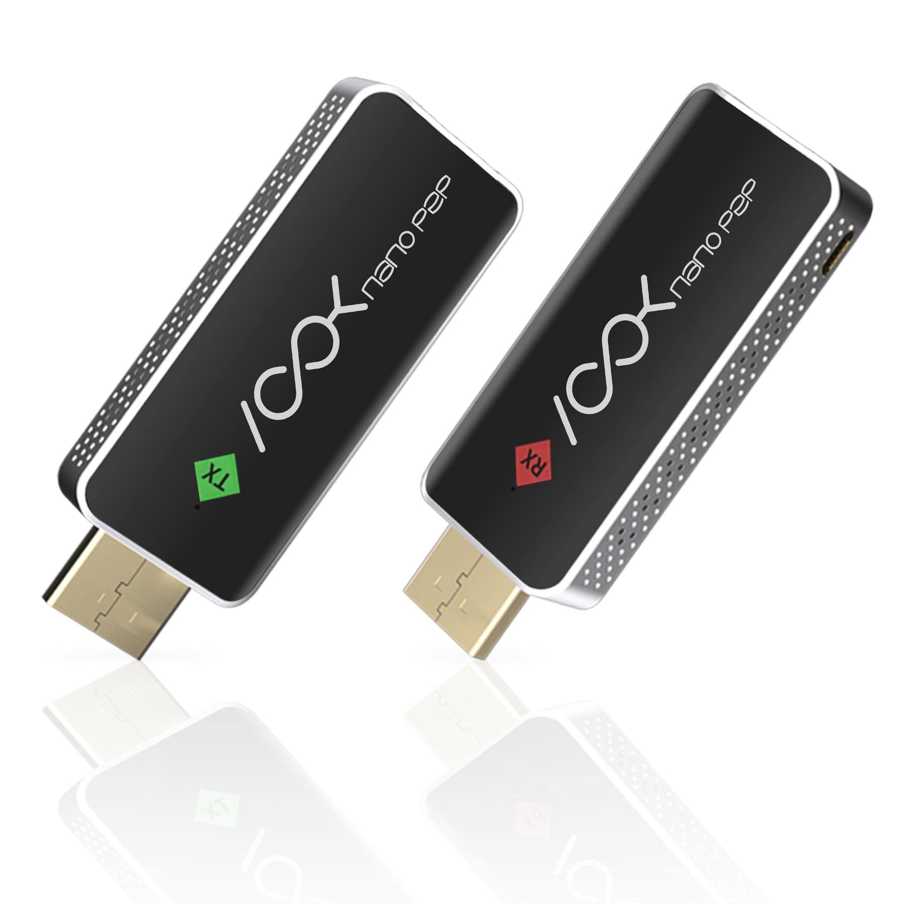 Ask Nano Wireless HDMI Transmitter &amp; Receiver 1080p, Plug &amp; Play Portable HDMI Wireless Extender/Dongle/Adapter Kit, NO APP, Easy to Use for Casting Content wirelessly to Monitor/TV from Laptop