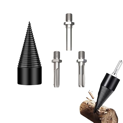 Miniatura 1 de Dotmalls Easysplit - Broca de madera de fácil división, broca divisora de troncos de leña, broca divisora de madera, taladro de fácil división de