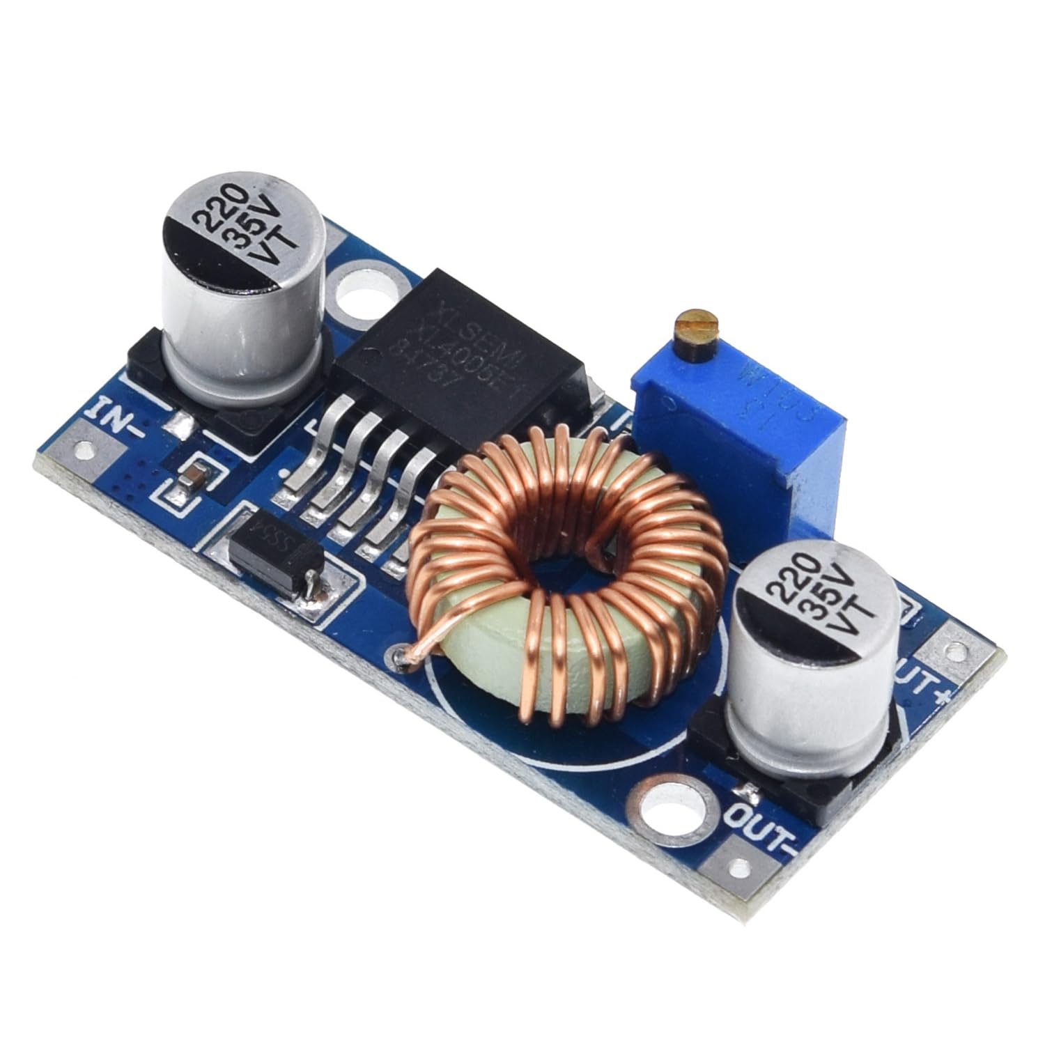 DC-DC Buck Convertor, XL4005 Adjustable Step-Down Power Supply Module – Input 5V-32V, Output 1.25V-32V up to 5A-image-44