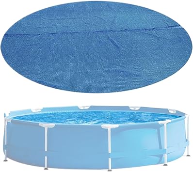 Round Solar Swimming Pool Heater, Paddling Pools Heaters For Aboves Ground Pools, Solar Blanket Tarpaulin, Solar Pool Cover, Thermal Blanket For Pollution Reduction & Insulation Function