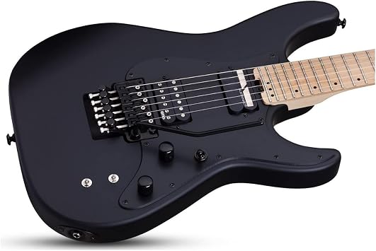 Schecter Sun Valley Super Shredder with Floyd Rose and Sustaniac - Satin Black