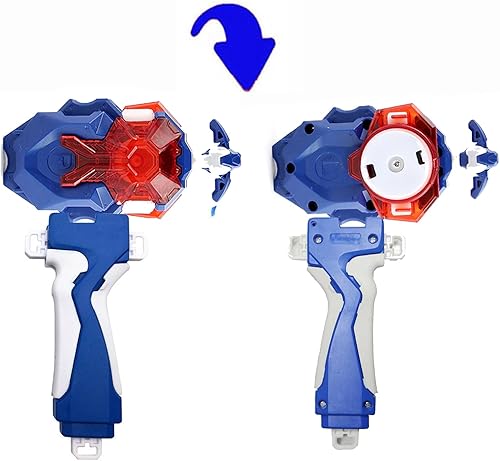 Miniatura 7 de Battling Tops Burst B-184 - Lanzador LR izquierdo y derecho Bey Sparking Spin DB Layer System Starter Spinning Top Toys Accesorios compatibles con