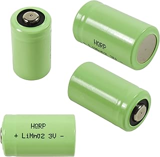 HQRP 4-Pack 3V Batteries Compatible with Canon LT 260, LT, Jr, Glacier, 370Z, 2; Contax TLA 200, Tix, T3, NX, G2, G1, Aria Digital Camera