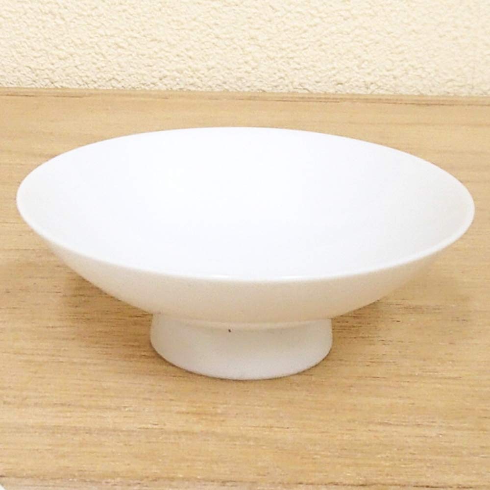 Amazon.co.jp: 平盃 白 浅口3.0 酒器 美濃焼 23y49259-291 : ホーム