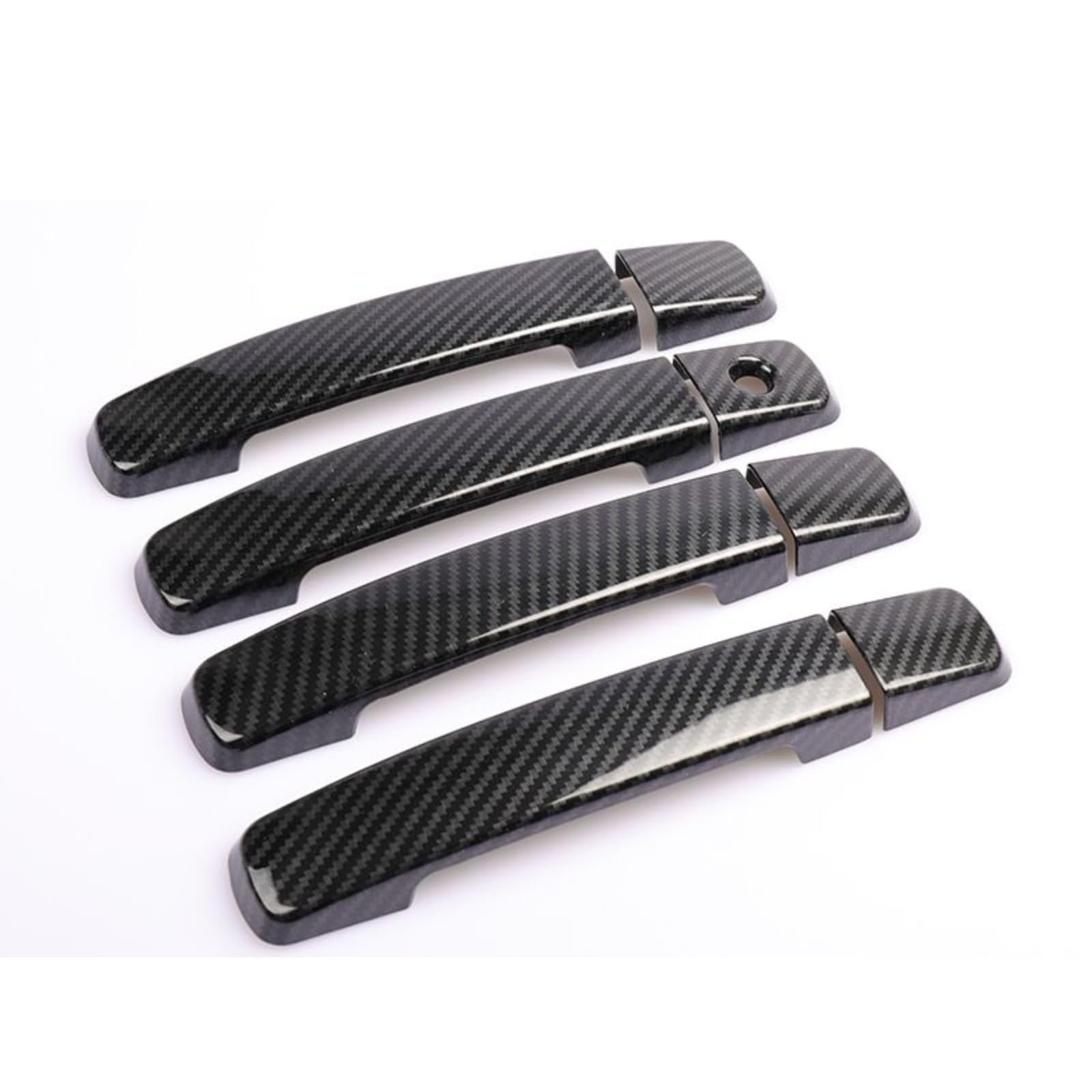 Couverture carbone poignée Nissan Qashqai J10 finition chrome design