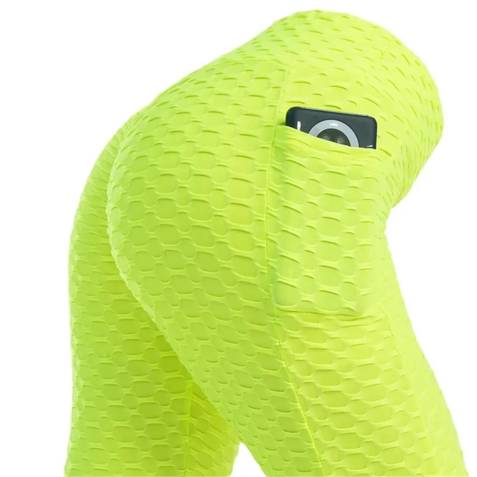 Leggins Donna Leggings Bubble Butt A Vita Alta