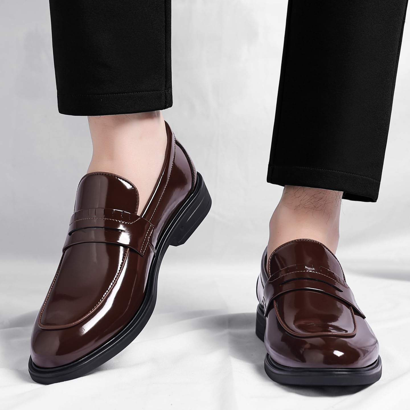 Mocassini Eleganti da Uomo Slip On per Ufficio, Matrimonio, Formale e Casual