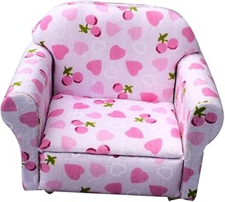 COHEALI Móveis De Madeira Móveis Em Miniatura Móveis Retrô Móveis Em Miniatura De Madeira Móveis Modelo Para Decoração Casa De Boneca De Morango Móveis De Casa De Boneca Individual De