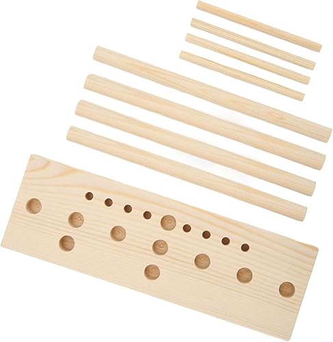 Miniatura 5 de Hztyyier Bow Makers - Herramienta para hacer arcos de cinta con palos de madera para coronas, lazos, ramilletes, decoraciones de fiesta