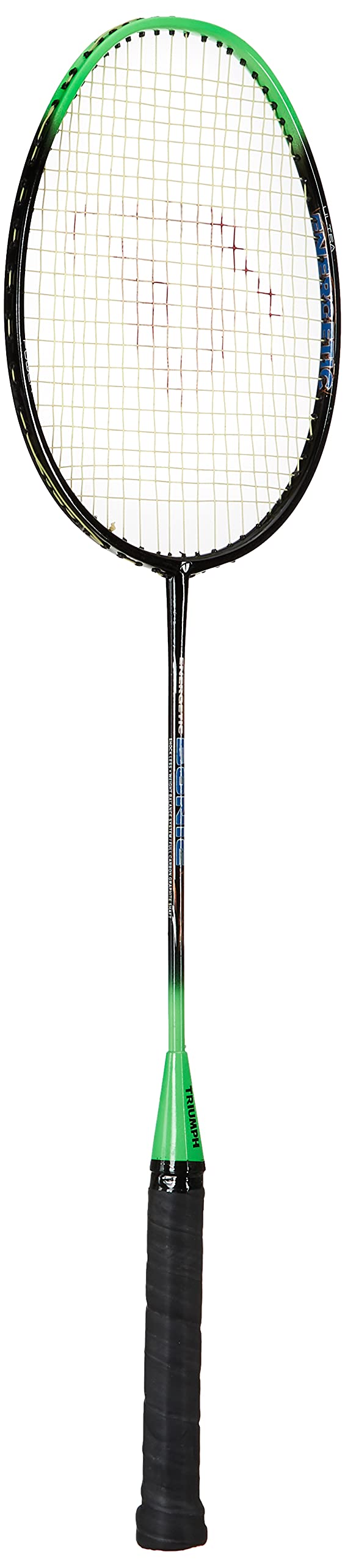 Triumph Sonic Graphite Composite Light Weight Strung Badminton Racket with Titan-3R Single Compartment Badminton Bag Sky/Pink-picture-11
