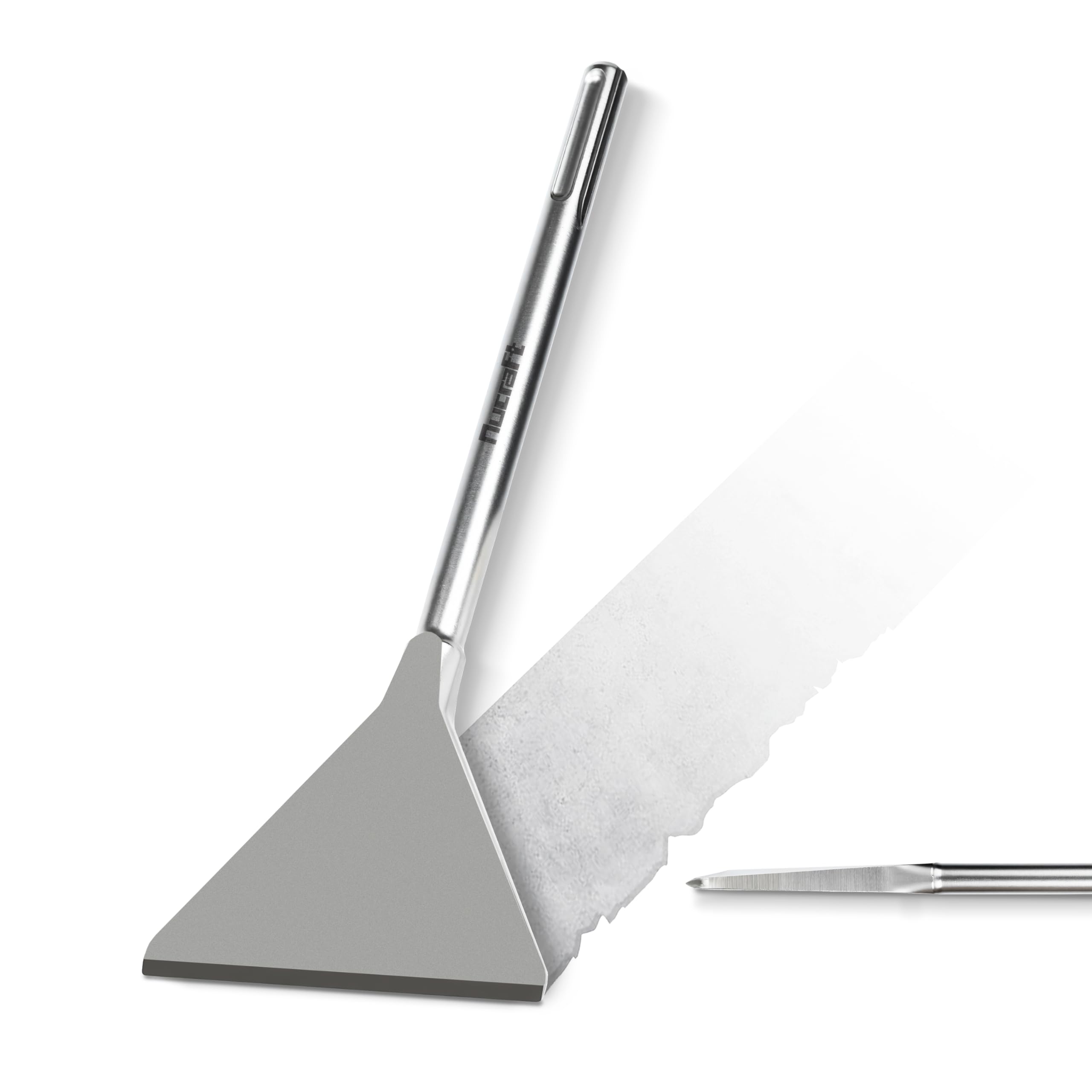 Nucraft SDS-Max dłuto szerokie, szpatułko do płytek, 150 x 380 mm, dłuto w jakości przemysłowej, bardzo szerokie, wytrzymała konstrukcja