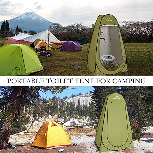 Image of Your Choice Pop Up Shower Tent 47.2 inch Wx74.8 /82.7 inch H Privacy Changing Tent | Waterproof Silver Coating Portable Shelter with Carry Bag for Camping, Beach, RV, Hiking, Fishing