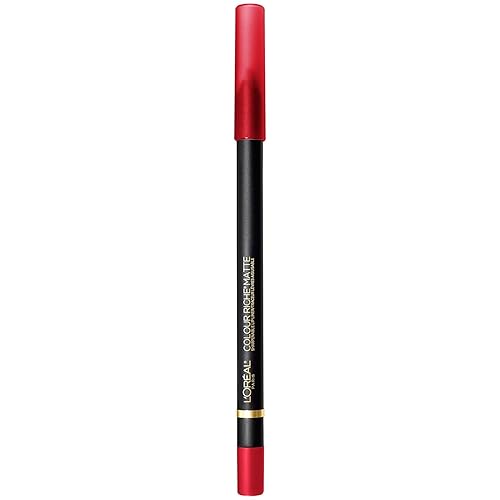 L'Oreal Paris Colour Riche Matte Lip Liner, In-Matte-Uated With You, 0.04 onzas