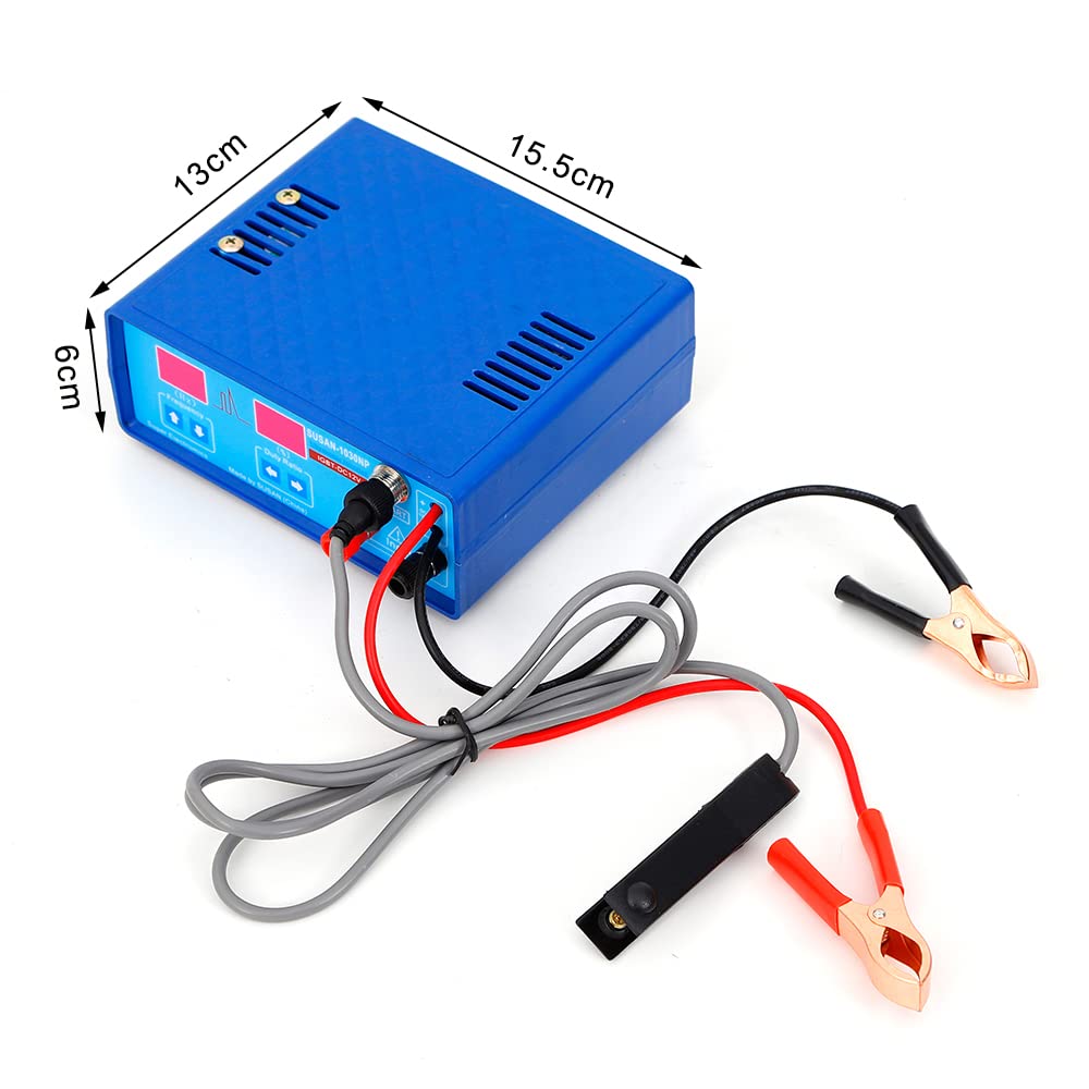 Ultrasonic Inverter Electro Fisher Shocker Elektrofischen Pulse Fishing Machine Fish Stunner 12V 1030NP Azul