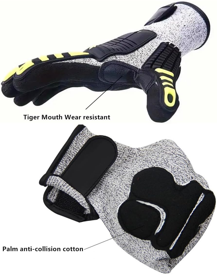 Hummer-Handschuhe zum Tauchen, durchstich- und schnittfest, Angeln, Speerfischen, Freitauchen, Tauchhandschuhe, vollständig beschichtet, Sicherheitshandschuhe für Männer und Frauen