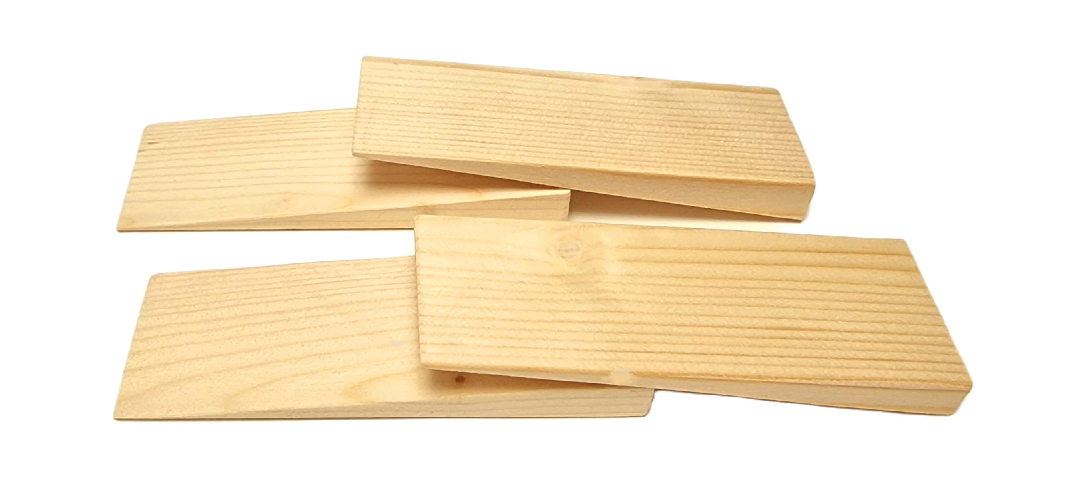 4 Pieces,Door Wedges,Door Stop, Wooden doorwedge, Wooden Door Stops, Door Stop Wedge, Door Stopper, Door Wedges Indoors - Image 2