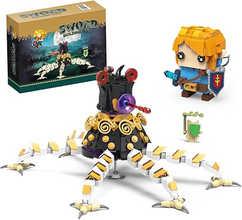 LordBiulder Legend Guardian - Juego de construcción de figuras de acción con enlace, regalos para niños de 6 a 12 años, 557 piezas